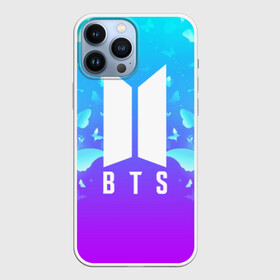 Чехол для iPhone 13 Pro Max с принтом BTS BUTTERFLIES в Екатеринбурге,  |  | Тематика изображения на принте: bangtan boys | bt21 | bts | bts army | bts stickers | butterflies | j hope | jimin | jin | jungkook | k pop | rap monster | rapmon | suga | v | бабочки | бтс | корея | стикеры bts