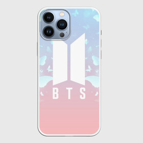 Чехол для iPhone 13 Pro Max с принтом BTS BUTTERFLIES в Екатеринбурге,  |  | Тематика изображения на принте: bangtan boys | bt21 | bts | bts army | bts stickers | butterflies | j hope | jimin | jin | jungkook | k pop | rap monster | rapmon | suga | v | бабочки | бтс | корея | стикеры bts