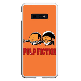 Чехол для Samsung S10E с принтом Pulp Fiction - Art 2 в Екатеринбурге, Силикон | Область печати: задняя сторона чехла, без боковых панелей | art | film | movie | pulp fiction | tarantino | кино | криминальное чтиво | приколы | тарантино | фильмы