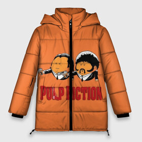 Женская зимняя куртка 3D с принтом Pulp Fiction - Art 2 в Екатеринбурге, верх — 100% полиэстер; подкладка — 100% полиэстер; утеплитель — 100% полиэстер | длина ниже бедра, силуэт Оверсайз. Есть воротник-стойка, отстегивающийся капюшон и ветрозащитная планка. 

Боковые карманы с листочкой на кнопках и внутренний карман на молнии | art | film | movie | pulp fiction | tarantino | кино | криминальное чтиво | приколы | тарантино | фильмы