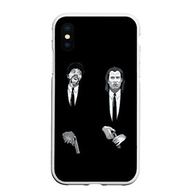 Чехол для iPhone XS Max матовый с принтом Pulp Fiction - Art 3 в Екатеринбурге, Силикон | Область печати: задняя сторона чехла, без боковых панелей | art | film | movie | pulp fiction | tarantino | кино | криминальное чтиво | приколы | тарантино | фильмы