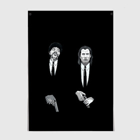 Постер с принтом Pulp Fiction - Art 3 в Екатеринбурге, 100% бумага
 | бумага, плотность 150 мг. Матовая, но за счет высокого коэффициента гладкости имеет небольшой блеск и дает на свету блики, но в отличии от глянцевой бумаги не покрыта лаком | Тематика изображения на принте: art | film | movie | pulp fiction | tarantino | кино | криминальное чтиво | приколы | тарантино | фильмы