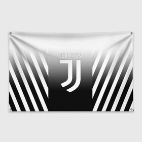 Флаг-баннер с принтом JUVENTUS в Екатеринбурге, 100% полиэстер | размер 67 х 109 см, плотность ткани — 95 г/м2; по краям флага есть четыре люверса для крепления | cr7 | fc | football | football club | juve | juventus | ronaldo | sport | роналдо | спорт | спортивные | униформа | фирменные цвета | фк | футбол | футбольный клуб | ювентус