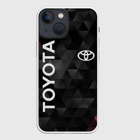 Чехол для iPhone 13 mini с принтом Toyota в Екатеринбурге,  |  | toyota | абстракция | авто | автомобиль | лого | логотип | машина | таета | тоета | тойота