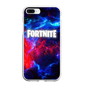 Чехол для iPhone 7Plus/8 Plus матовый с принтом FORTNITE SPACE в Екатеринбурге, Силикон | Область печати: задняя сторона чехла, без боковых панелей | 2019 | armor | colors | cybersport | esport | fortnite | galaxy | game | llama | logo | paints | space | абстракция | броня | вселенная | галактика | звезда | звезды | игра | киберспорт | космическ