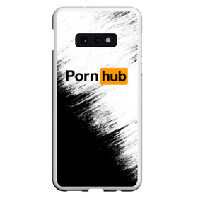 Чехол для Samsung S10E с принтом Pornhub в Екатеринбурге, Силикон | Область печати: задняя сторона чехла, без боковых панелей | brazzers | браззерс