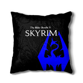 Подушка 3D с принтом SKYRIM (7) в Екатеринбурге, наволочка – 100% полиэстер, наполнитель – холлофайбер (легкий наполнитель, не вызывает аллергию). | состоит из подушки и наволочки. Наволочка на молнии, легко снимается для стирки | Тематика изображения на принте: 