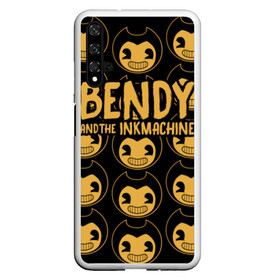 Чехол для Honor 20 с принтом Bendy And The Ink Machine (35) в Екатеринбурге, Силикон | Область печати: задняя сторона чехла, без боковых панелей | Тематика изображения на принте: bendy | bendy and the ink machine | devil | game | horror | ink | mask | бенди | бенди и чернильная машина | краска | чернила