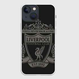 Чехол для iPhone 13 mini с принтом Liverpool   Classic EST.1892 в Екатеринбурге,  |  | Тематика изображения на принте: 0x000000123 | liverpool | ливерпуль