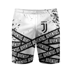 Мужские шорты спортивные с принтом JUVENTUS SPORT в Екатеринбурге,  |  | cr7 | fc | football | football club | juve | juventus | ronaldo | sport | роналдо | спорт | спортивные | униформа | фирменные цвета | фк | футбол | футбольный клуб | ювентус