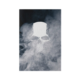 Обложка для паспорта матовая кожа с принтом  GHOST RECON  в Екатеринбурге, натуральная матовая кожа | размер 19,3 х 13,7 см; прозрачные пластиковые крепления | breakpoint | ghost recon | ghost recon breakpoint | logo | mask | skell technology | tom clancys | tom clancys ghost recon breakpoint | wildlands | лого | маска