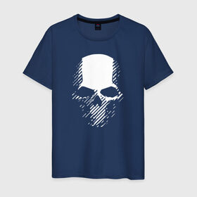 Мужская футболка хлопок с принтом GHOST RECON в Екатеринбурге, 100% хлопок | прямой крой, круглый вырез горловины, длина до линии бедер, слегка спущенное плечо. | bones | breakpoint | ghost | ghost recon | ghost recon breakpoint | logo | mask | skell technology | skull | tom clancys | tom clancys ghost recon breakpoint | wildlands | лого | маска | призрак | череп
