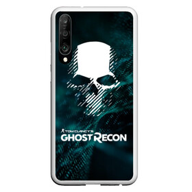 Чехол для Honor P30 с принтом GHOST RECON в Екатеринбурге, Силикон | Область печати: задняя сторона чехла, без боковых панелей | bones | breakpoint | ghost | ghost recon | ghost recon breakpoint | logo | mask | skell technology | skull | tom clancys | tom clancys ghost recon breakpoint | wildlands | лого | маска | призрак | череп