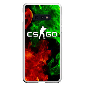 Чехол для Samsung S10E с принтом CSGO TOXIC FLAME в Екатеринбурге, Силикон | Область печати: задняя сторона чехла, без боковых панелей | action | astralis | awp | counter strike | cs go | cs go global offensive | cybersport | faze clan | fire | flame | game | gamer | hyper beast | shooter | skin | team liquid | toxic | toxic flame | киберспорт | огонь | оружие | скины | токсик