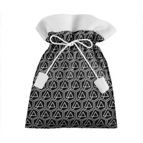 Подарочный 3D мешок с принтом LINKIN PARK в Екатеринбурге, 100% полиэстер | Размер: 29*39 см | alteranative rock | chester bennington | linkin park | logo | mike shinoda | music | rap | rock | альтернативный рок | группа | лого | музыка | реп | рок
