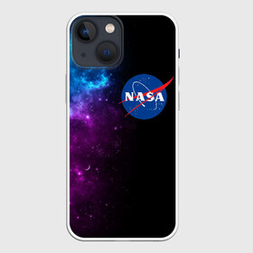Чехол для iPhone 13 mini с принтом NASA (SPACE) 4.2 в Екатеринбурге,  |  | Тематика изображения на принте: nasa | paint | space | звезды | космос | краска | наса | черная дыра