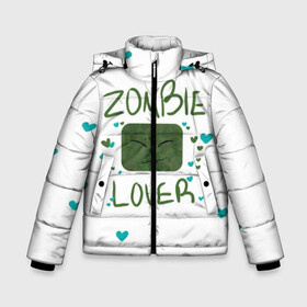 Зимняя куртка для мальчиков 3D с принтом Zombie Lover в Екатеринбурге, ткань верха — 100% полиэстер; подклад — 100% полиэстер, утеплитель — 100% полиэстер | длина ниже бедра, удлиненная спинка, воротник стойка и отстегивающийся капюшон. Есть боковые карманы с листочкой на кнопках, утяжки по низу изделия и внутренний карман на молнии. 

Предусмотрены светоотражающий принт на спинке, радужный светоотражающий элемент на пуллере молнии и на резинке для утяжки | funny | mine | minecraft | mods | noob | pro | skins | story | vs | zombie | инди | конструктор | майнкрафт | моды | нуб | скин | скрипер | шахта