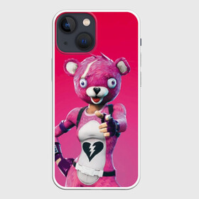 Чехол для iPhone 13 mini с принтом Only You в Екатеринбурге,  |  | battle royale | bear | fortnite | pink | батл роял | медведь | розовый | фортнайт | фурри