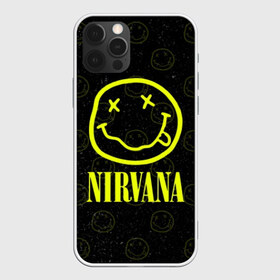 Чехол для iPhone 12 Pro Max с принтом Nirvana 1 в Екатеринбурге, Силикон |  | cobain | kurt | kurt cobain | nirvana | rock | smile | гитара | кобейн | курт | курт кобейн | нирвана | рок
