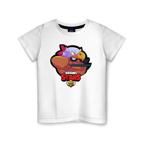 Детская футболка хлопок с принтом Brawl Stars 9 в Екатеринбурге, 100% хлопок | круглый вырез горловины, полуприлегающий силуэт, длина до линии бедер | android | brawl | brawl stars | clash | clash royale | game | royale | stars | андроид | игра | мобильные игры