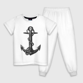 Детская пижама хлопок с принтом ВМФ в Екатеринбурге, 100% хлопок |  брюки и футболка прямого кроя, без карманов, на брюках мягкая резинка на поясе и по низу штанин
 | армия | вмф | военно морской флот | море | морская пехота | моряк | моряки | морячок | солдаты | якорь