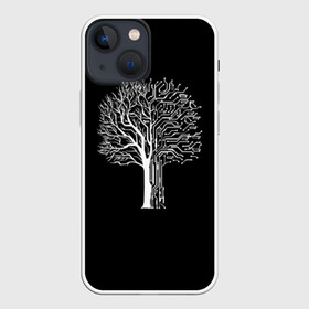 Чехол для iPhone 13 mini с принтом DIGITAL TREE   КИБЕР ДЕРЕВО в Екатеринбурге,  |  | Тематика изображения на принте: 2019 | cd project red | cyberpunk 2077 | future | hack | night city | samurai | sci fi | андроиды | безумие | будущее | киберпанк 2077 | логотип | роботы | самураи | фантастика | цифры