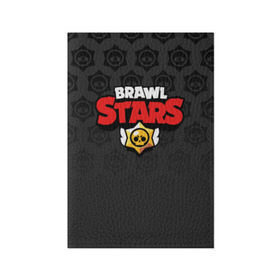 Обложка для паспорта матовая кожа с принтом BRAWL STARS в Екатеринбурге, натуральная матовая кожа | размер 19,3 х 13,7 см; прозрачные пластиковые крепления | android | brawl stars | games | mobile game | stars | игры | мобильные игры