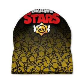 Шапка 3D с принтом BRAWL STARS в Екатеринбурге, 100% полиэстер | универсальный размер, печать по всей поверхности изделия | android | brawl stars | games | mobile game | stars | игры | мобильные игры