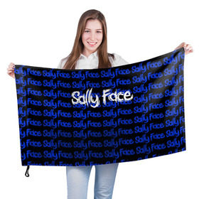 Флаг 3D с принтом Sally Face (23) в Екатеринбурге, 100% полиэстер | плотность ткани — 95 г/м2, размер — 67 х 109 см. Принт наносится с одной стороны | 