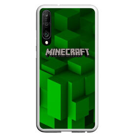 Чехол для Honor P30 с принтом MINECRAFT в Екатеринбурге, Силикон | Область печати: задняя сторона чехла, без боковых панелей | blade | blocks | creeper | cubes | game | ken | mine craft | minecraft | mobs | sword | игры | крипер | майн крафт | майнкрафт | моб