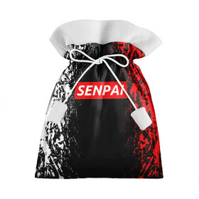 Подарочный 3D мешок с принтом SENPAI в Екатеринбурге, 100% полиэстер | Размер: 29*39 см | ahegao | anime | kawai | kowai | oppai | otaku | senpai | sugoi | waifu | yandere | аниме | ахегао | ковай | культура | отаку | сенпай | тренд | яндере