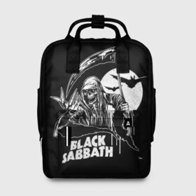 Женский рюкзак 3D с принтом Black Sabbath в Екатеринбурге, 100% полиэстер | лямки с регулируемой длиной, сверху ручки, чтобы рюкзак нести как сумку. Основное отделение закрывается на молнию, как и внешний карман. Внутри два дополнительных кармана, один из которых закрывается на молнию. По бокам два дополнительных кармашка, куда поместится маленькая бутылочка
 | black sabbath | hard rock | heavy metal | блэк сабат | группы | метал | музыка | оззи осборн | рок | хард рок | хэви метал