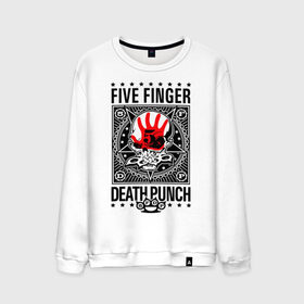 Мужской свитшот хлопок с принтом Five Finger Death Punch в Екатеринбурге, 100% хлопок |  | 5fdp | ffdp | five finger death punch | metal | альтернатива | группы | метал | музыка | хеви метал