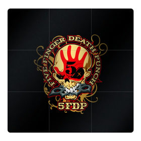 Магнитный плакат 3Х3 с принтом Five Finger Death Punch в Екатеринбурге, Полимерный материал с магнитным слоем | 9 деталей размером 9*9 см | 5fdp | ffdp | five finger death punch | metal | альтернатива | группы | метал | музыка | хеви метал