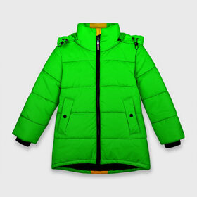 Зимняя куртка для девочек 3D с принтом BRAWL STARS LEON в Екатеринбурге, ткань верха — 100% полиэстер; подклад — 100% полиэстер, утеплитель — 100% полиэстер. | длина ниже бедра, удлиненная спинка, воротник стойка и отстегивающийся капюшон. Есть боковые карманы с листочкой на кнопках, утяжки по низу изделия и внутренний карман на молнии. 

Предусмотрены светоотражающий принт на спинке, радужный светоотражающий элемент на пуллере молнии и на резинке для утяжки. | brawl stars | bull | colt | crow | leon | stars | берли | бо | брок | ворон | джесси | динамайк | дэррил | кольт | леон | мортис | нита | пайпер | пенни | поко | пэм | рикошет | спайк | фрэнк | шелли | эль примо