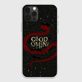 Чехол для iPhone 12 Pro Max с принтом Змея Good Omens в Екатеринбурге, Силикон |  | evil | good | good omens | азирафель | ангел | благие намерения | гуд оменс | демон | добро | зло | змея | кроули