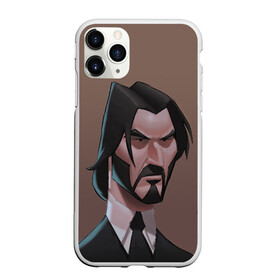 Чехол для iPhone 11 Pro матовый с принтом Фортнайт Уик в Екатеринбурге, Силикон |  | john wick 3 | keanu reeves | parabellum | джон вик | джон уик 3 | киану ривз | фортнайт