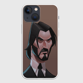 Чехол для iPhone 13 mini с принтом Фортнайт Уик в Екатеринбурге,  |  | john wick 3 | keanu reeves | parabellum | джон вик | джон уик 3 | киану ривз | фортнайт