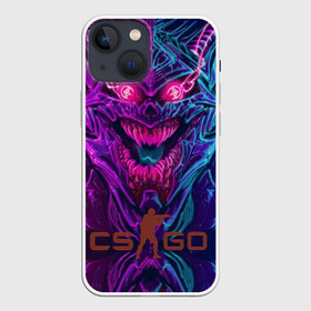 Чехол для iPhone 13 mini с принтом CS GO Hyper Beast в Екатеринбурге,  |  | 2019 | computer game | counter strike | cs | cs go | csgo | dota | dota2 | game | howl | hyperbeast | warning | автомат | вой | го | игрок | компьютерная игра | контр страйк | контра | кс | оружие | турнир