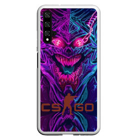 Чехол для Honor 20 с принтом CS GO Hyper Beast в Екатеринбурге, Силикон | Область печати: задняя сторона чехла, без боковых панелей | 2019 | computer game | counter strike | cs | cs go | csgo | dota | dota2 | game | howl | hyperbeast | warning | автомат | вой | го | игрок | компьютерная игра | контр страйк | контра | кс | оружие | турнир