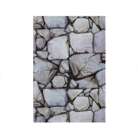 Обложка для паспорта матовая кожа с принтом Камни в Екатеринбурге, натуральная матовая кожа | размер 19,3 х 13,7 см; прозрачные пластиковые крепления | asphalt | boulder | composition | covering | drawing | gray | nature | stone | wall | асфальт | валун | камень | композиция | покрытие | природа | рисунок | серый | стена