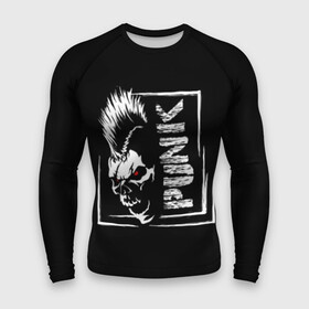 Мужской рашгард 3D с принтом Punk в Екатеринбурге,  |  | anarchy | anger | black | emblem | hair | hairstyle | horror | illustration | look | mohawk | punk | red | scar | scary | skull | terrible | white | анархия | белый | взгляд | волосы | злость | иллюстрация | ирокез | красный | панк | прическа | страшный |