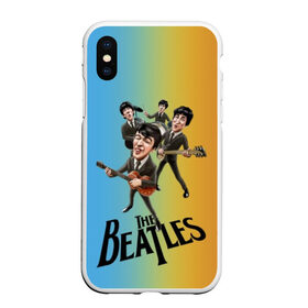 Чехол для iPhone XS Max матовый с принтом The Beatles в Екатеринбурге, Силикон | Область печати: задняя сторона чехла, без боковых панелей | george harrison | john lennon | paul mccartney | psychedelic rock | ringo starr | the beatles | англия | ансамбль | джон леннон | джордж харрисон | пол маккартни | психоделический рок | ринго старр