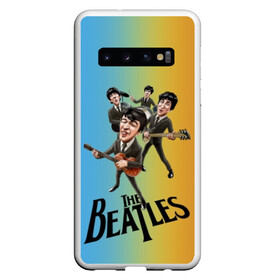 Чехол для Samsung Galaxy S10 с принтом The Beatles в Екатеринбурге, Силикон | Область печати: задняя сторона чехла, без боковых панелей | george harrison | john lennon | paul mccartney | psychedelic rock | ringo starr | the beatles | англия | ансамбль | джон леннон | джордж харрисон | пол маккартни | психоделический рок | ринго старр