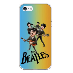 Чехол для iPhone 5/5S матовый с принтом The Beatles в Екатеринбурге, Силикон | Область печати: задняя сторона чехла, без боковых панелей | george harrison | john lennon | paul mccartney | psychedelic rock | ringo starr | the beatles | англия | ансамбль | джон леннон | джордж харрисон | пол маккартни | психоделический рок | ринго старр