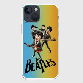 Чехол для iPhone 13 mini с принтом The Beatles в Екатеринбурге,  |  | george harrison | john lennon | paul mccartney | psychedelic rock | ringo starr | the beatles | англия | ансамбль | джон леннон | джордж харрисон | пол маккартни | психоделический рок | ринго старр