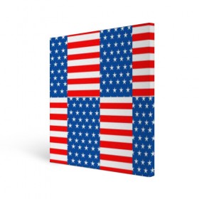 Холст квадратный с принтом США в Екатеринбурге, 100% ПВХ |  | Тематика изображения на принте: flag | stars | usa | usa flag | америка | американский флаг | звезды | надписи | полосы | сша | флаг | флаг сша