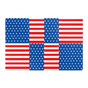 Магнитный плакат 3Х2 с принтом США в Екатеринбурге, Полимерный материал с магнитным слоем | 6 деталей размером 9*9 см | Тематика изображения на принте: flag | stars | usa | usa flag | америка | американский флаг | звезды | надписи | полосы | сша | флаг | флаг сша