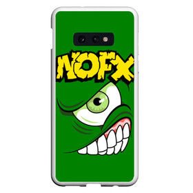 Чехол для Samsung S10E с принтом NOFX в Екатеринбурге, Силикон | Область печати: задняя сторона чехла, без боковых панелей | hardcore | nofx | punk | группы | музыка | панк | панк рок | рок | ска панк | скейт панк