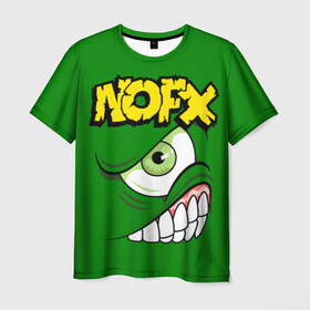 Мужская футболка 3D с принтом NOFX в Екатеринбурге, 100% полиэфир | прямой крой, круглый вырез горловины, длина до линии бедер | Тематика изображения на принте: hardcore | nofx | punk | группы | музыка | панк | панк рок | рок | ска панк | скейт панк
